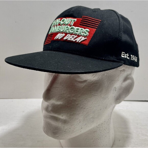 In & Out Burger Other - In N Out Burger Hat Fast Food Snapback Hat Cap California Restaurant No Delay